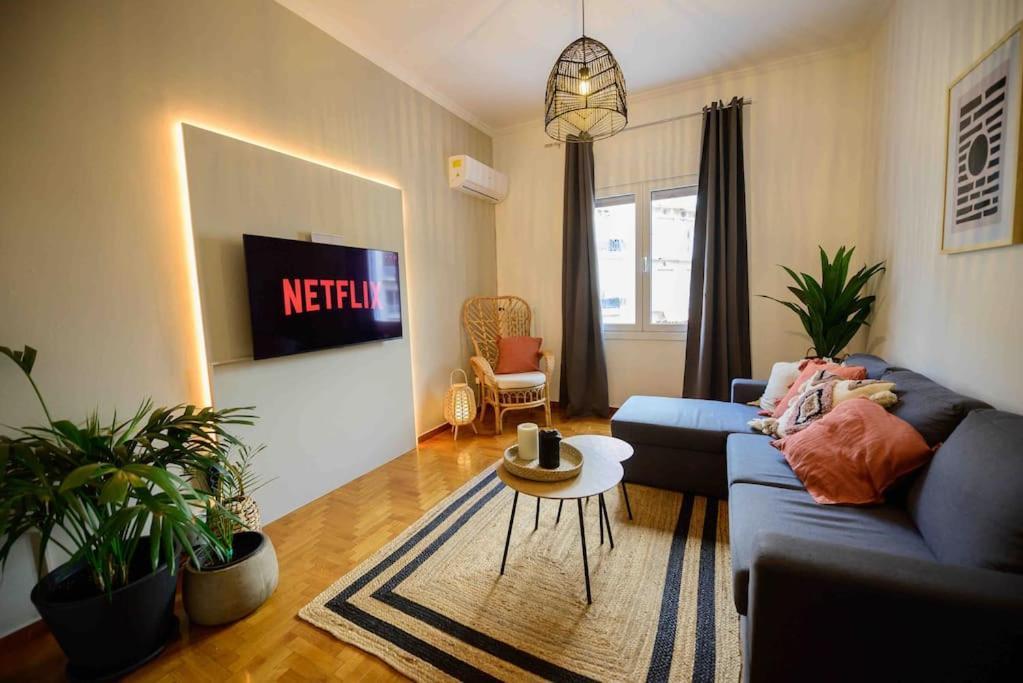 Boho Luxury 2 Bedroom Apartment, Acropolis Museum View Aten Exteriör bild