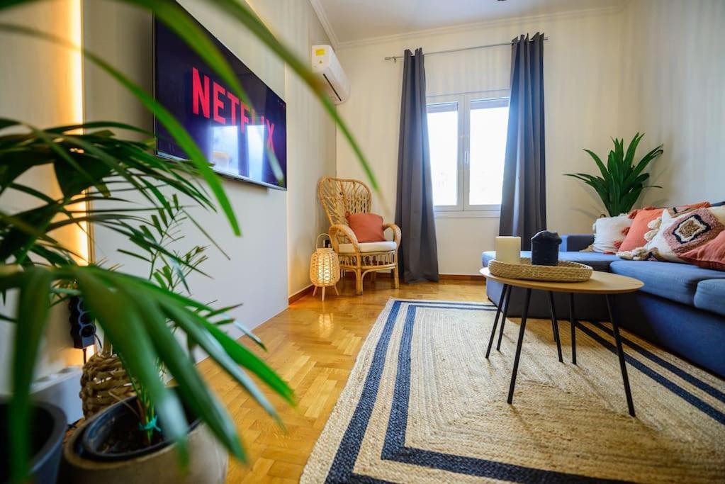 Boho Luxury 2 Bedroom Apartment, Acropolis Museum View Aten Exteriör bild
